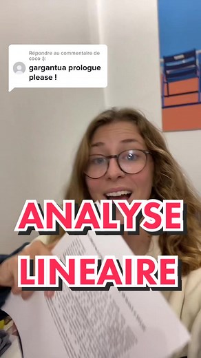 Analyse linéaire du prologue de Gargantua