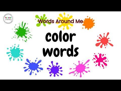 Learning Color Words | Build Vocabulary and Reading Confidence #education