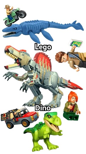 All LEGO JURASSIC WORLD Sets for June | #legojurassicworld #spinosaurus #mosasaurus