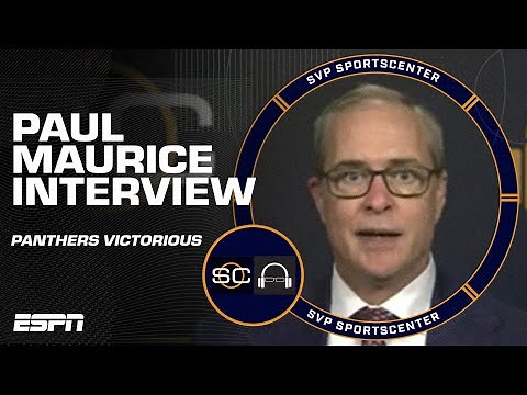 Paul Maurice at a loss for words after the Panthers' Stanley Cup victory 🏆 | SC with SVP