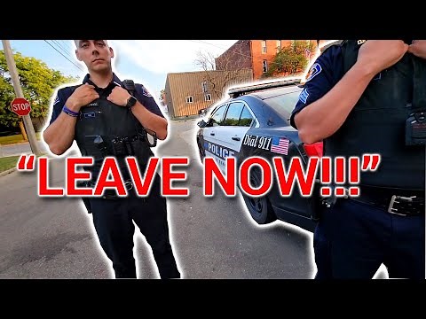 "LEAVE NOW" DUNKIRK NY POLICE HATE CAMERAS - NO COMPLAINT FORMS