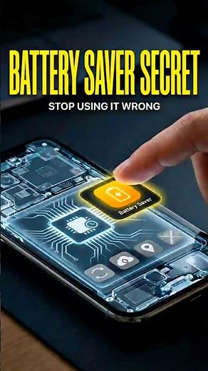 What Battery Saver ACTUALLY Does (Secret Mode) #shorts