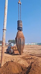 Pile Driver With Chisel Tip Attachment! | Bee Inspired