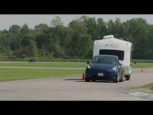 Tesla Model Y vs. 5,000 lbs of Camper: The Ultimate EV Towing Test!