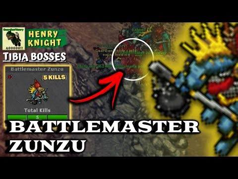TIBIA BOSSTIARY #51 - HOW TO FIND THE BOSS BATTLEMASTER ZUNZU | BOSS NEMESIS (5 KILLS) | 100 POINTS