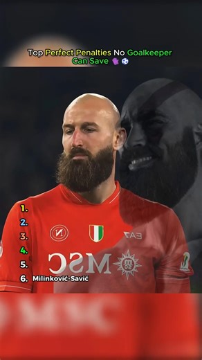 Top Perfect Penalties No Goalkeeper Can Save 🧤⚽