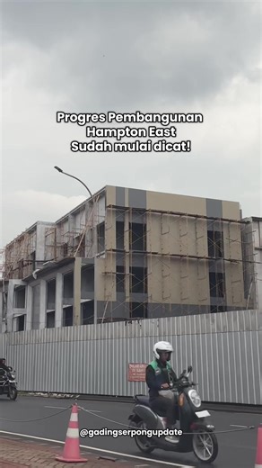 Progres Pembangunan Hampton East Sudah mulai dicat!