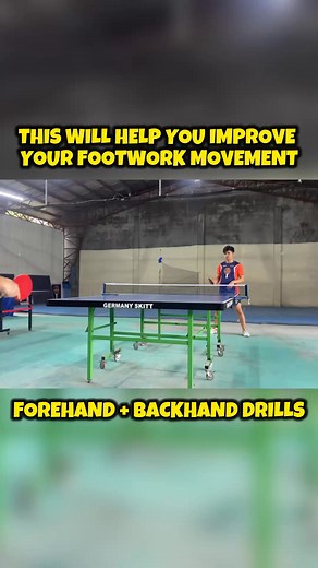 2.6K views · 34 reactions | Forehand Backhand Drills with footwork movement  #TableTennisTraining #SportsTraining #RacketSports | Ping Pong Polomolok | Facebook