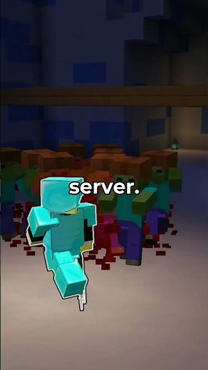 Spawn sprint matters in MC Zombie Plague! #minecraft #minecraftshorts #gaming