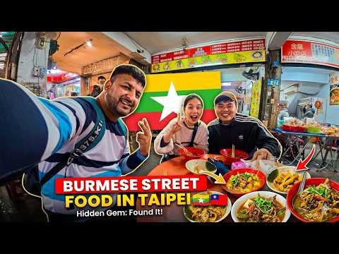 Exploring Taiwan's BIGGEST Burmese & Halal Food Market! | Huaxin St. Taipei 🇲🇲🇹🇼
