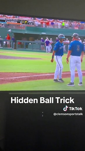 Clemson's Impressive Hidden Ball Trick in NCAA Baseball Game