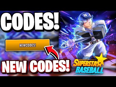 All ACTIVE SUPERSTAR BASEBALL! ROBLOX SUPERSTAR BASEBALL CODES