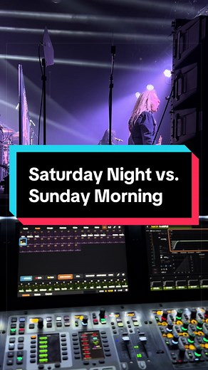 Saturday Night vs Sunday Morning: Freelance Audio Engineer Life