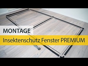 Bodentiefe Fenster - Montage Insektenschutz Fenster PREMIUM - 70045 (anthrazit)
