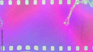 Stylish modern grunge background with vivid bold colors. Cool unique film overlay adding effects in post. High quality 4k footage Stock Video