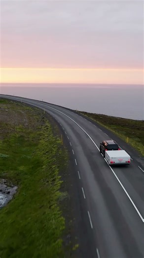 Freedom on the Open Road – Sunset Journey Begins