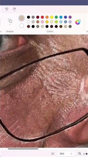 Realistic Santa Claus Using Only Microsoft Paint #drawing #digitalart #art #foryou #shorts #viral