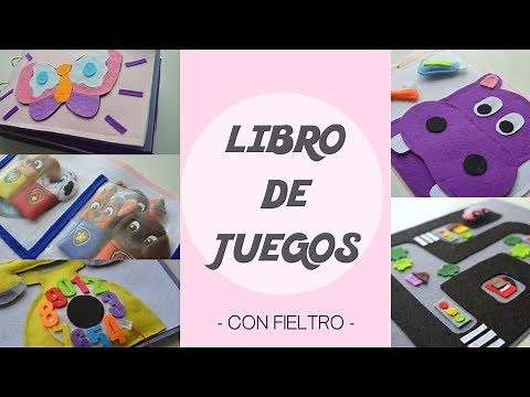 DIY: Felt Children's Activity Book. Free Templates | LaMaletadeRayas