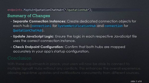 Connect to Multiple SignalR Hubs in .NET Core with Ease