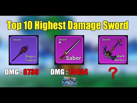Top 10 Best Sword For Bounty Hunt - Blox Fruits