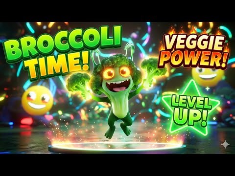Eat Your Vegetables Song 🥦 Veggie Power-Up! | Healthy Food for Kids