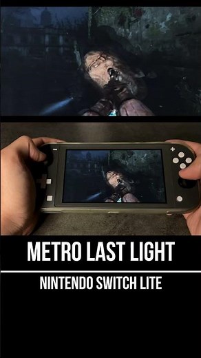 Metro Last Light Redux Nintendo Switch Lite Gameplay