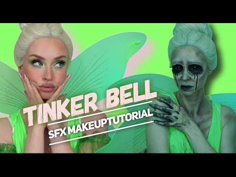 Tinker Bell II TwistedDisney II Halloween SFX makeup tutorial