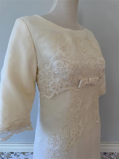 Vintage 70's Sheath Wedding Dress. Size Small - Etsy