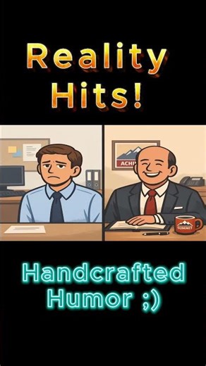 Work-Life Balance (Solved) #funny #handcraftedhumor #comedy #jokes #dadjokes #funnyvideos