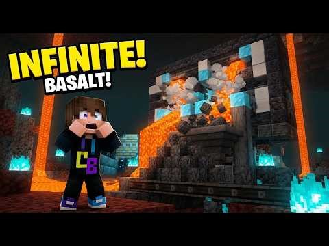 Easiest Automatic Basalt Farm Tutorial in Minecraft 1.21+ (Hindi)