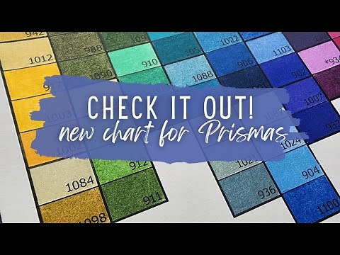 NEW Prismacolor Color Family Swatch Chart to Try | From Mystic Sparkle Wings