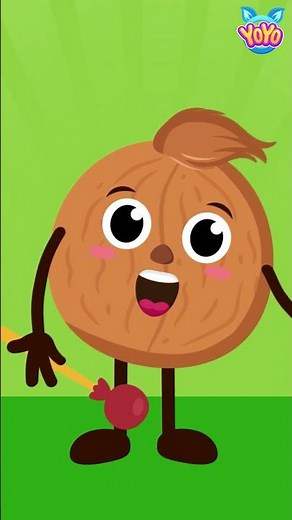 Ceviz Adam Şip Şap Şop - Eğlenceli ve Hareketli Çocuk Şarkısı #shorts