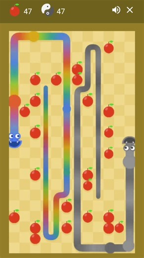 Google Snake 🐍 Insane Speed Challenge! 🍎 Can You Beat This? #shorts