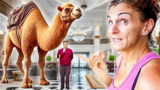 They walked a camel into a luxury hotel - staff noticed immediately