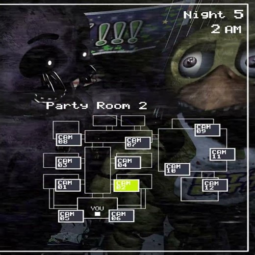 Purple Guy Vs Withered Chica FNaF 2 in Real Time Animated