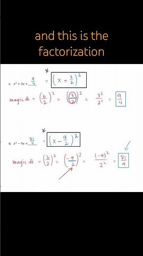 Create Perfect Square Trinomials