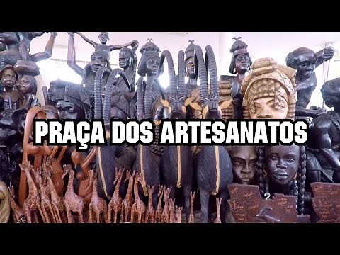 PRAÇA DOS ARTESANATOS EM ANGOLA | LUANDA - BENFICA | PARTE 1