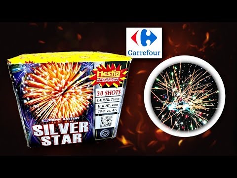 Fireworks from Carrefour Silver Star and Platinum Hestia launchers! Carrefour Firecrackers 2025/2...