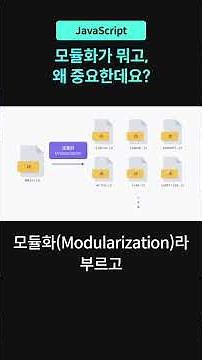 자바스크립트 모듈(Module)이 뭐고, 왜 중요한데요? #코드잇 #개발자교육 #코딩 #javascript