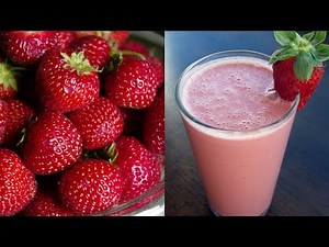 Keventers style STRAWBERRY MILKSHAKE, Fresh Strawberry Milkshake, Strawberry Icecream Milkshake