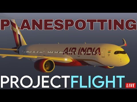PLANESPOTTING IN ROBLOX PROJECT FLIGHT! YOU CAN JOIN TOO! | #projectflight | R1zzM4n ✈️🔴