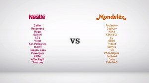 #SQMagazine Multinational companies: discover the match between #Nestlé and #Mondelez in our last infographics. | Swissquote