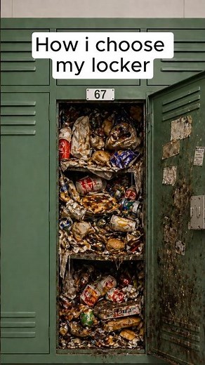 How i choose my locker at school..