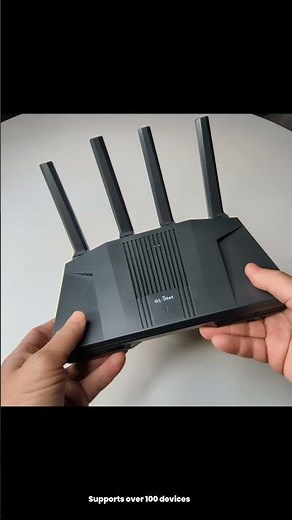 GL.iNet Flint 2 WiFi 6 Gaming Router, 6Gbps VPN Router with Dual 2.5G Ports