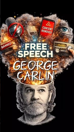 George Carlin on the First Amendment | There Are Two Knobs