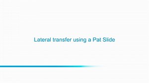 Lateral transfer using a Pat Slide