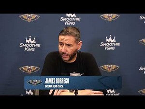 James Borrego | Pelicans-Timberwolves Postgame Interview 4/12/26