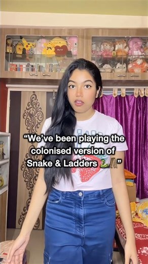 Snake and Ladders is just a colonised version of ‘Moksha Patam’ #foryou #history #indianculture #art