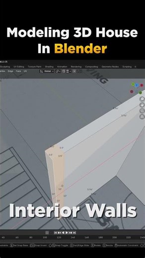 Modeling 3D House In Blender