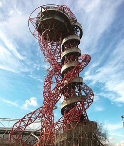 Riding the Arcelormittal Orbit Slide - Stratford, East London